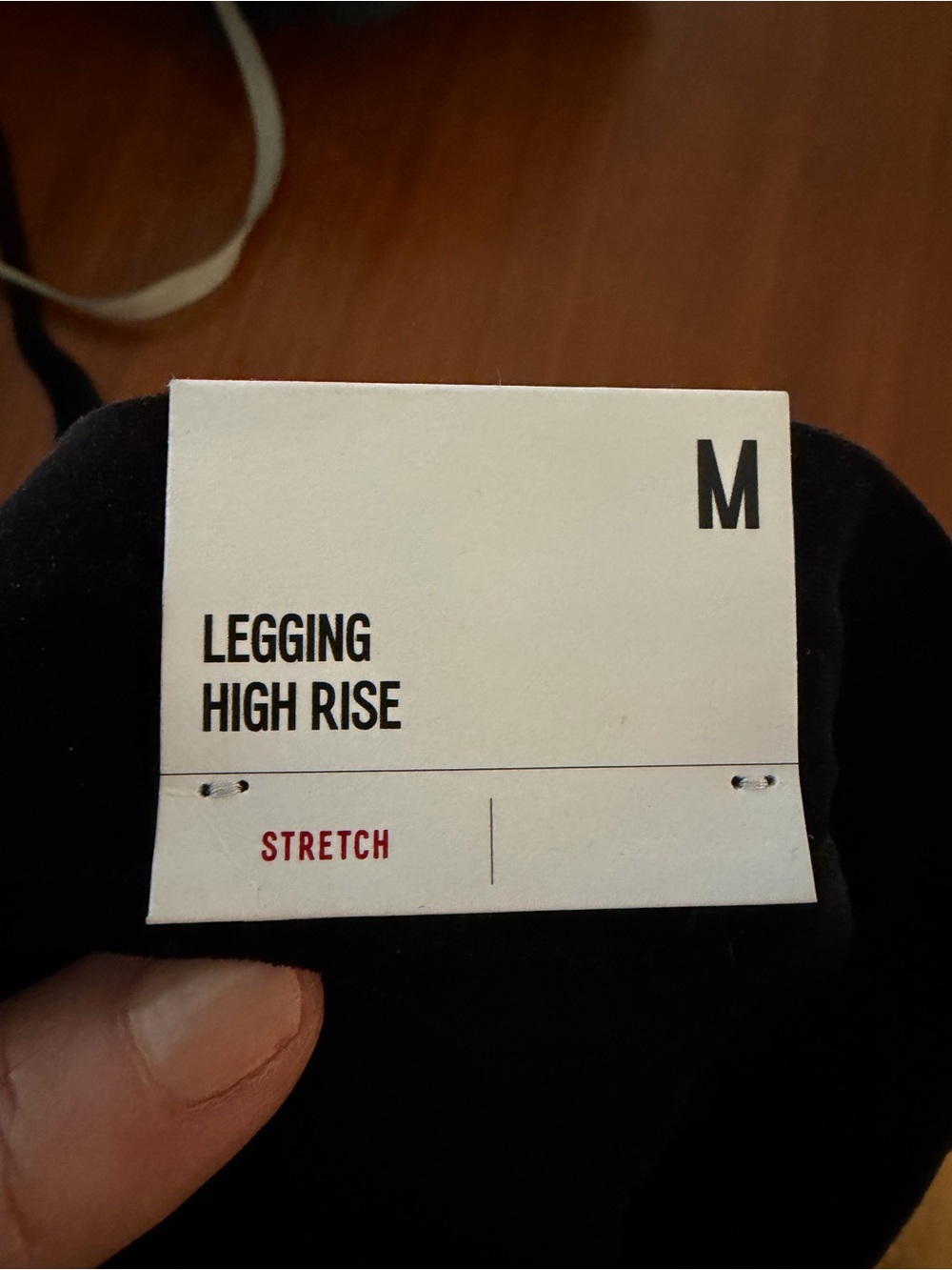 High Rise Stretch Velvet Legging - Black